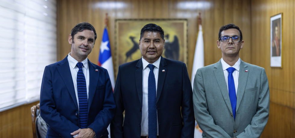 Subsecretario Sebastián Figueroa Melo se reúne con Gobernador de Arica y Parinacota 