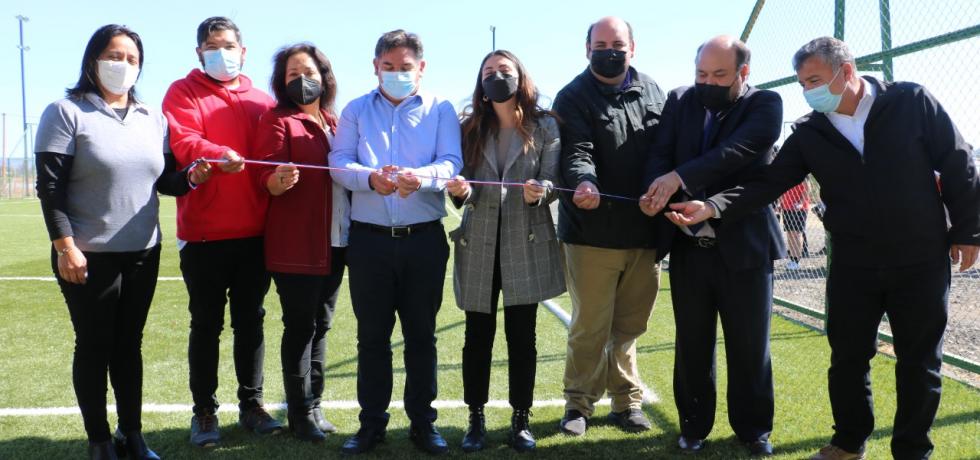 Inauguran multicancha en San Pedro de Melipilla financiada por Subdere Inauguran multicancha en San Pedro de Melipilla financiada por Subdere