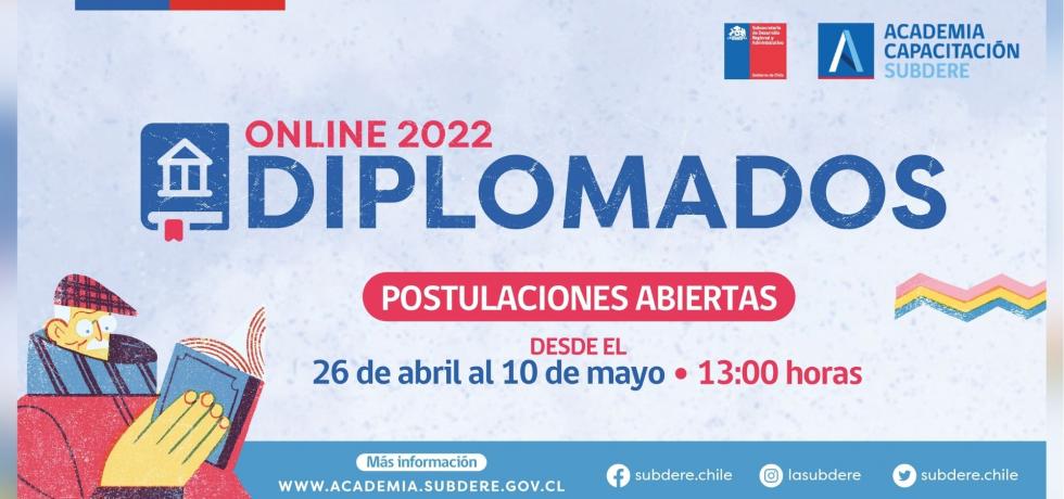 Subdere abre convocatoria para postular a diplomados online 2022