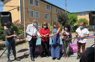 126 familias son beneficiadas con remodelación en Villa Copiapó de Santiago