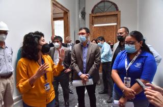 Subsecretario Crispi visita avances de Centro de Innovación Social en Arica
